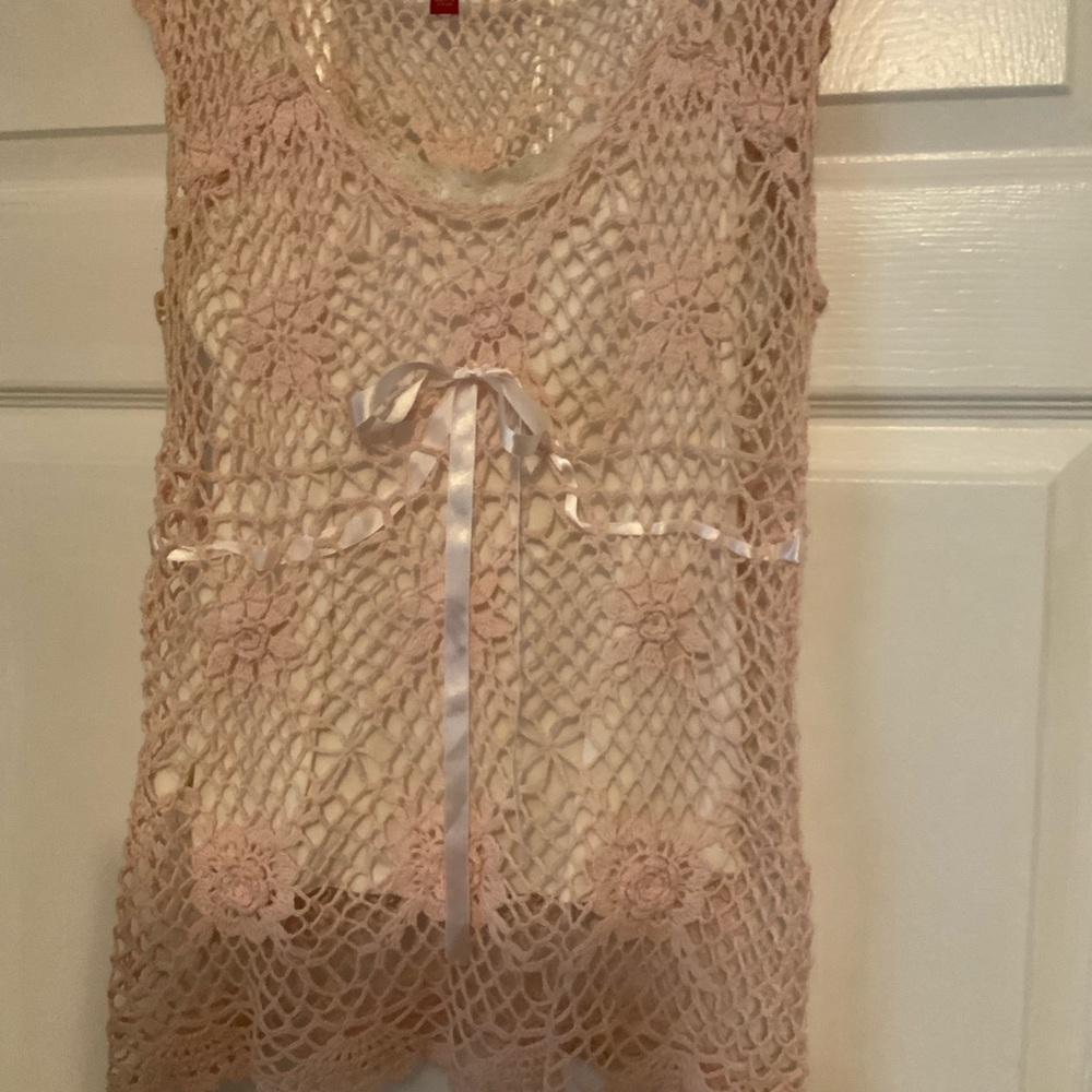 Elegant Lace Crochet Top